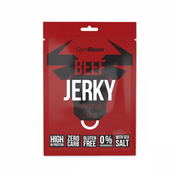 GymBeam Beef Jerky 10 x 50 g barbecue