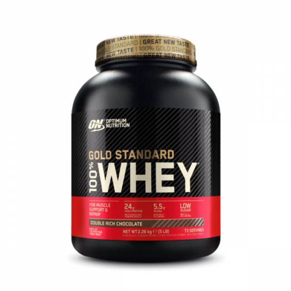 Optimum Nutrition 100 Whey Gold Standard 2270 g biela čokoláda malina
