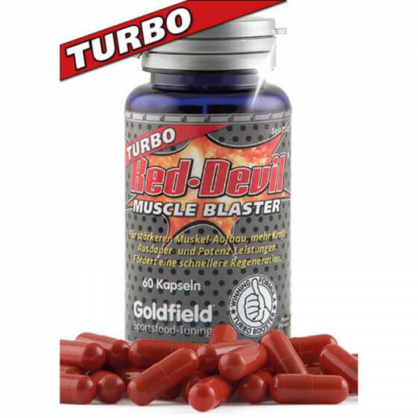 Goldfield Turbo Red Devil 60 kaps. bez príchute