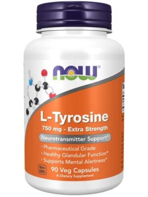 NOW Foods L-tyrozín 750 mg