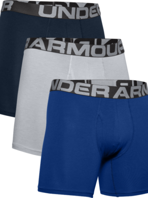 Under Armour Boxerky UA Charged Cotton 6in 3 Pack Blue  SS