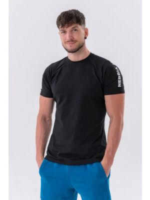 NEBBIA Pánske tričko Sporty Fit Essentials Black  XXLXXL