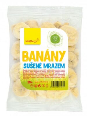 Wolfberry banány sušené mrazom 6 x 20 g