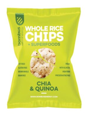 Bombus Rýžové čipsy Chia a Quinoa 24 x 60 g
