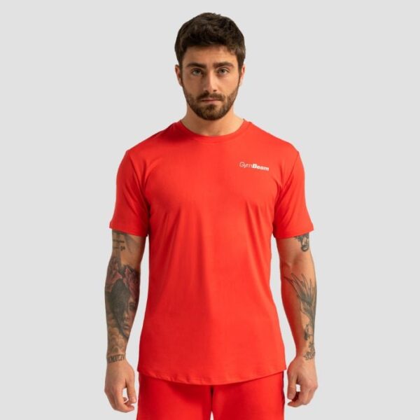 GymBeam Pánske športové tričko Limitless Hot Red  XXXLXXXL