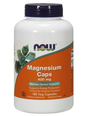 NOW Foods Magnézium 400 mg 180 kaps.