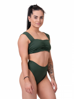 NEBBIA Miami Retro Bikini vrchný diel Green  M