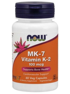NOW Foods MK-7 Vitamin K-2 100 mcg 60 kaps.