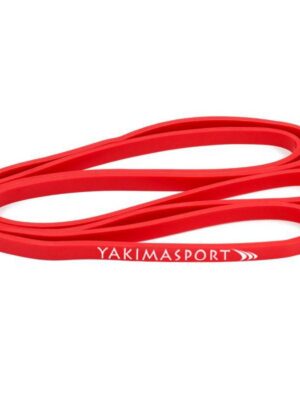 YAKIMASPORT Posilňovacia guma Power Band Loop  12 – 17 kg Red