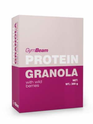 GymBeam Proteínová granola s lesným ovocím 5 x 300 g