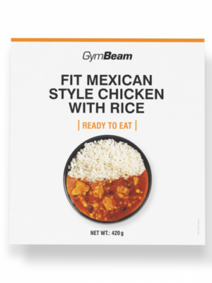 GymBeam FIT Kuracie s ryžou na mexický spôsob Ready to eat 6 x 420 g