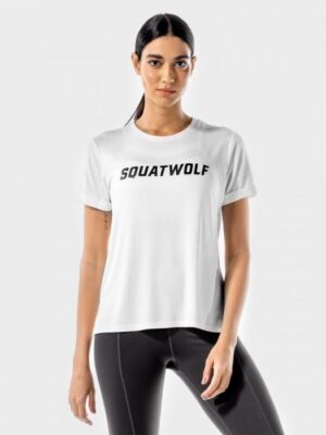 SQUATWOLF Dámske tričko Iconic White  XL