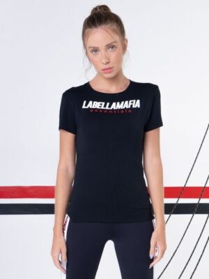 LABELLAMAFIA Dámske tričko Preto Essentials Black  M