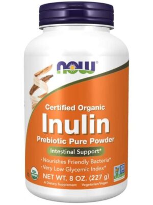 NOW Foods BIO Inulín prebiotická vláknina 227 g