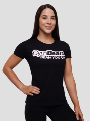 GymBeam Dámske Tričko Beam Black  XSXS