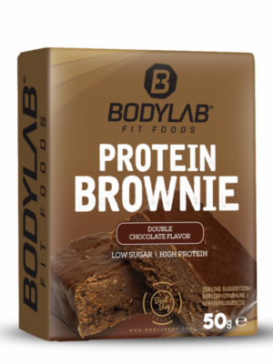 Bodylab24 Protein Brownie 12 x 50 g dvojitá čokoláda