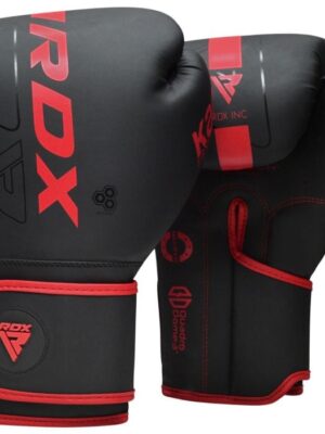 RDX Boxerské rukavice F6 Kara Red  10 OZ