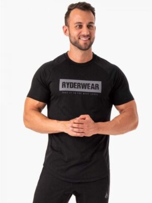 Ryderwear Pánske tričko Iron Black  M
