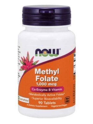 NOW Foods Metyl Folát 90 tab.