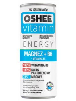 OSHEE Vitamínový energy drink s horčíkom 24 x 250 ml