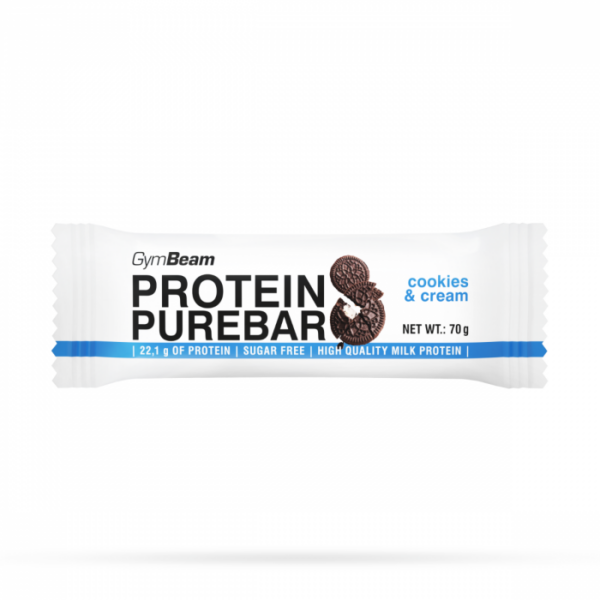 GymBeam Protein PureBar 12 x 70 g cookies & krém