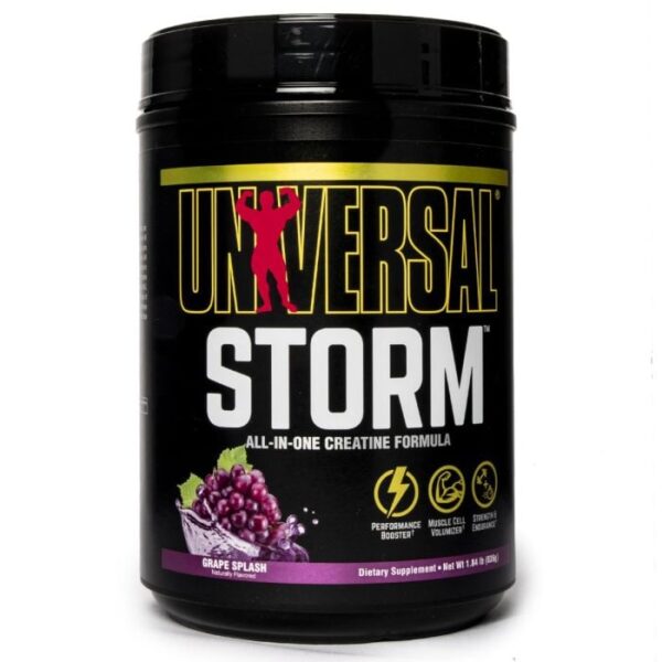 Universal Nutrition Storm 750 g modrá malina