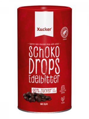 Xucker Chocolate Drops tmavá čokoláda 750 g horká čokoláda Xucker Chocolate Drops tmavá čokoláda 750 g horká čokoláda
